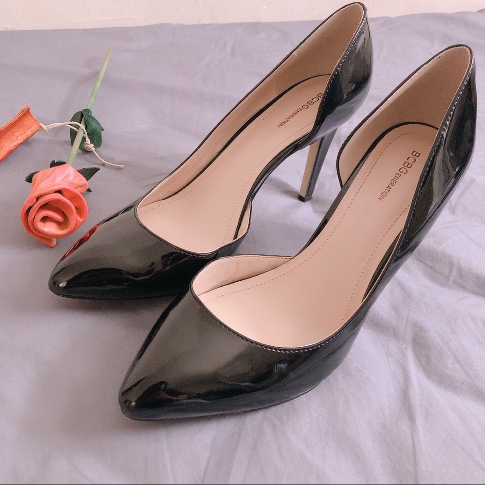 BCBGenertion Black Patent Leather Heels